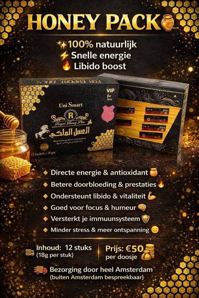 HONEY Pack men Booster, Vacatures