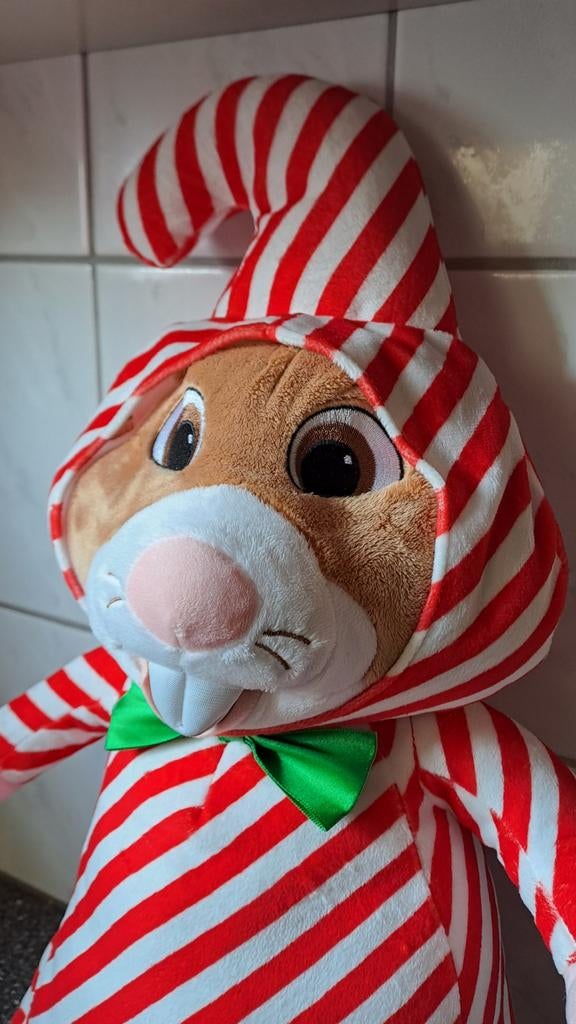 Kerst knuffel hamster AH zuurstok 50 cm, Albert Heijn, Onbekend, Ophalen of Verzenden, Onbekend