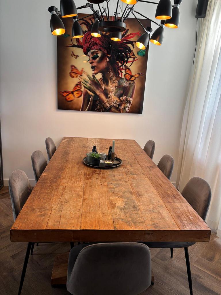 Eettafel uit eijerkamp winkel (alleen ophalen), 100 tot 150 cm, 200 cm of meer, Ophalen of Verzenden, Zo goed als nieuw