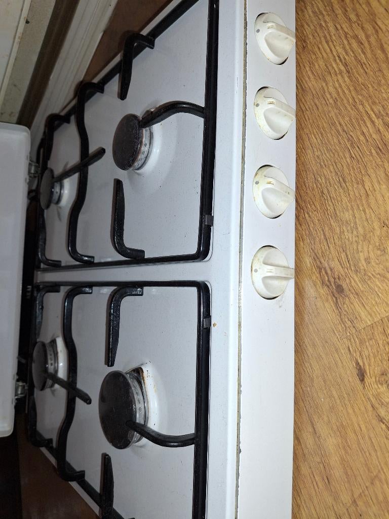 Gaskookplaat 4 pits, Witgoed en Apparatuur, Kookplaten, Ophalen, Gebruikt, 4 kookzones, Gas