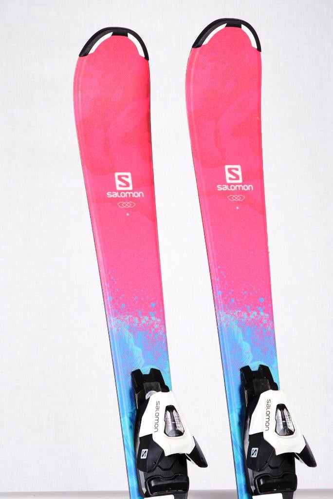 80 kinder ski's SALOMON QST the LUX + Salomon C5, Sport en Fitness, Skiën en Langlaufen, Gebruikt, Carve, Skiën, Minder dan 100 cm