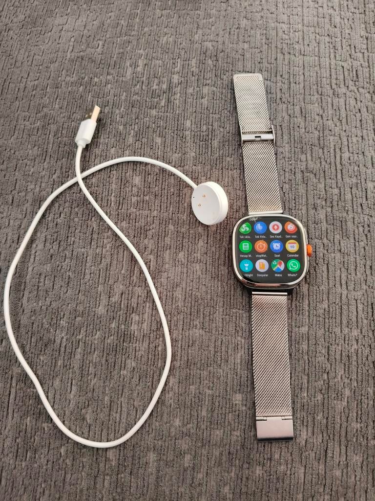 5G Android Smartwatch 8 GB ram 128 rom, Zwart, Ophalen of Verzenden, Zo goed als nieuw, GPS