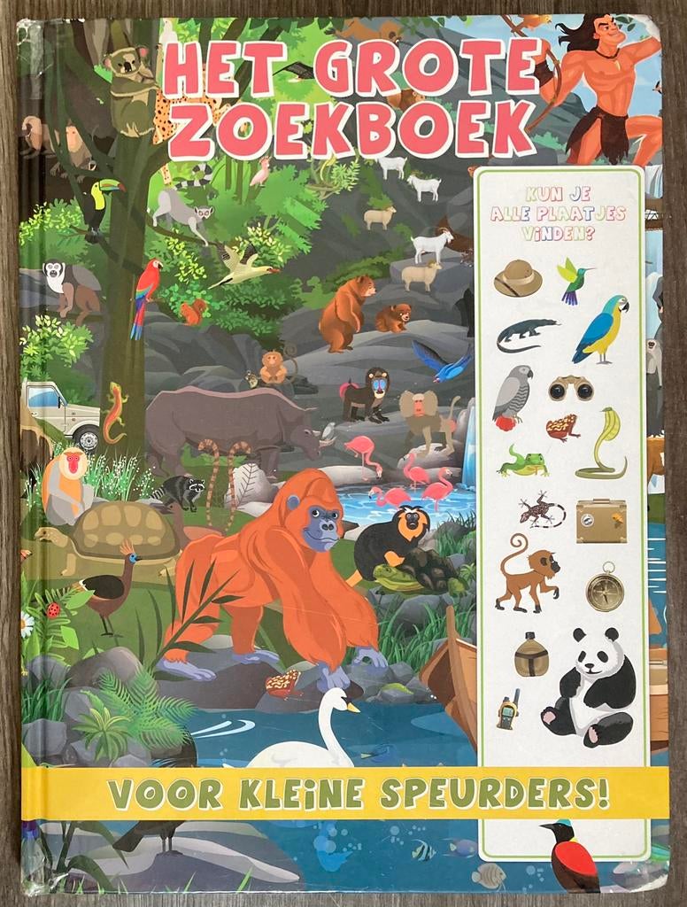 XL HET GROTE ZOEKBOEK voor kleine speurders! JUNGLE, Boeken, Ophalen of Verzenden, Gelezen