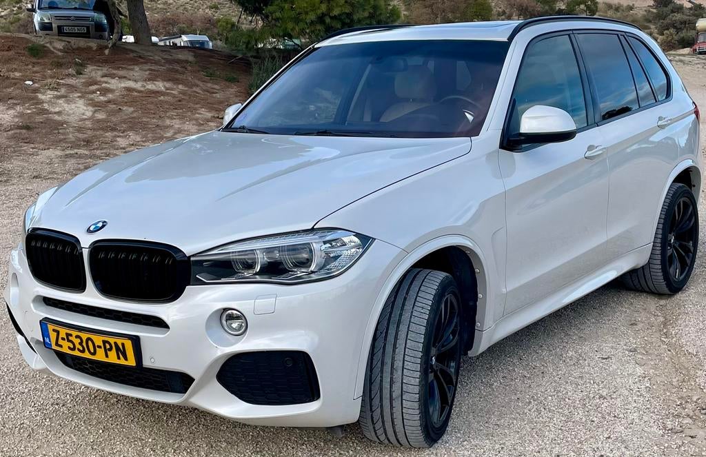 BMW X5 xDrive35i 3.0 306PK Automaat, Pano, Leder, Nieuwe APK, Auto's, Euro 5, Lederen bekleding, Wit, Leder