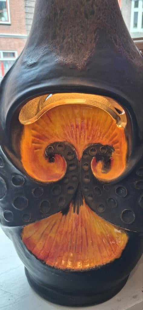 Vintage West-Germany Fat Lava Vaaslamp Walter Gerhards, Ophalen of Verzenden