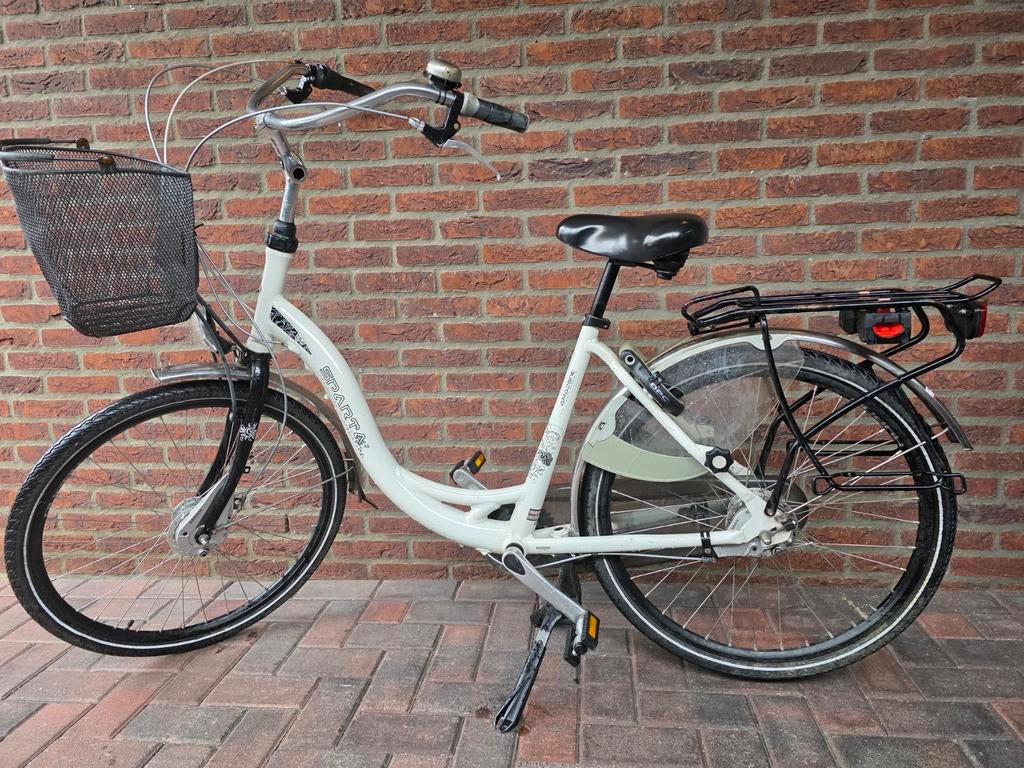 Moederfiets damesfiets sparta 26 inch 3v, Fietsen en Brommers, Fietsen | Dames | Moederfietsen, Ophalen, Mandje, Sparta, Gebruikt