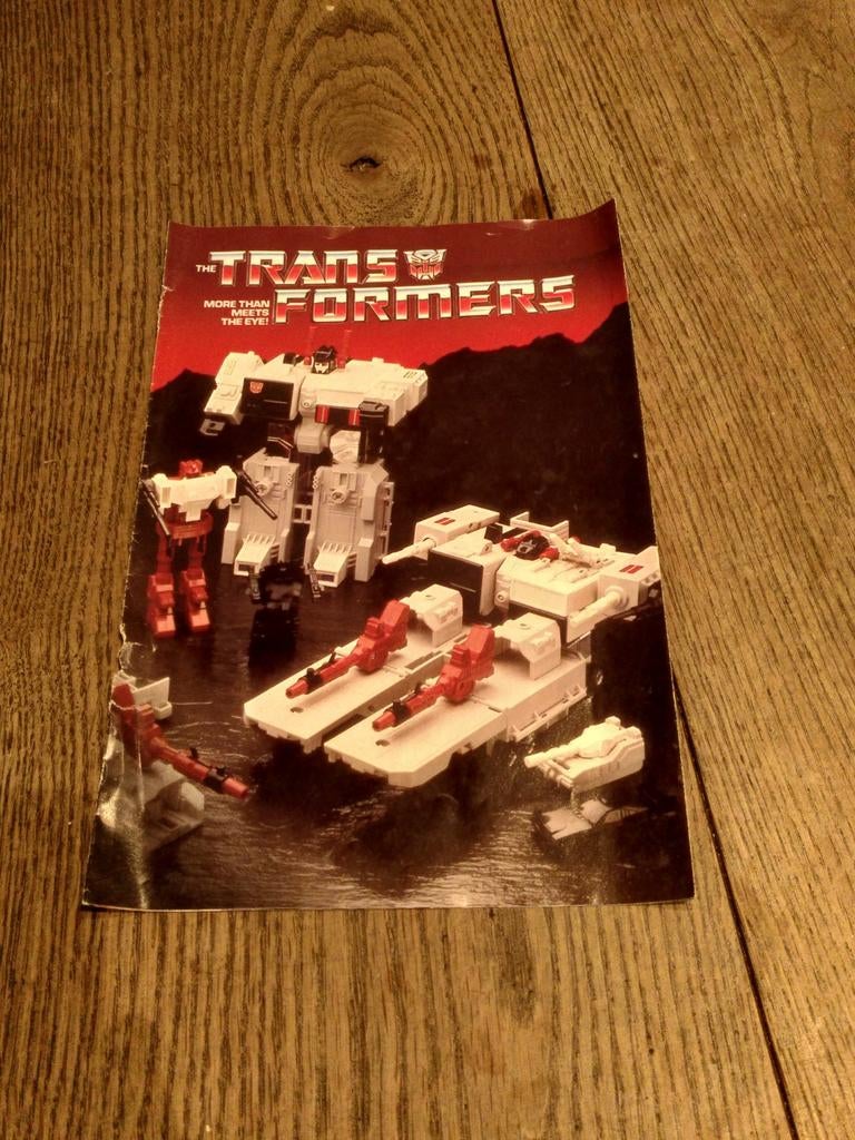 Transformers vintage folder, Ophalen of Verzenden, Gebruikt