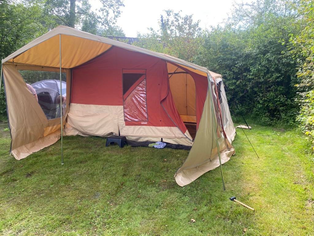 Cabanon Malawi met grote disselbak en fietsendrager!!!, Caravans en Kamperen, Vouwwagens, Ophalen