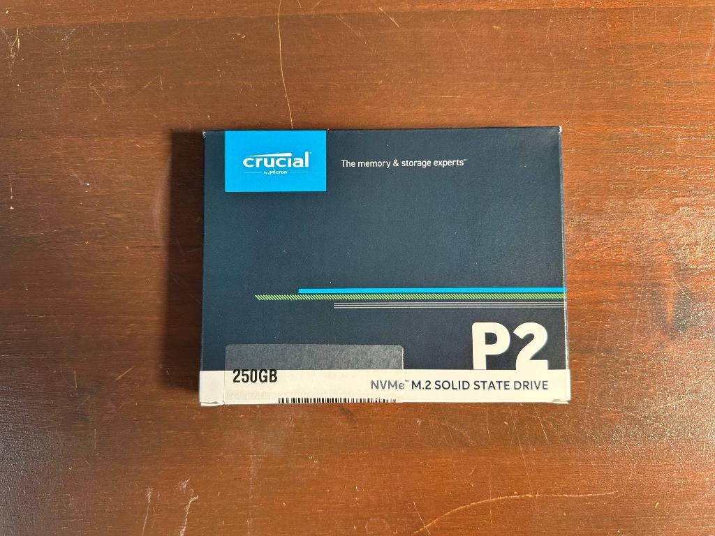 Crucial P2 250GB M2 SSD, gloednieuw, Computers en Software, Harde schijven, Ophalen of Verzenden, Nieuw, Laptop, Overige aansluitingen