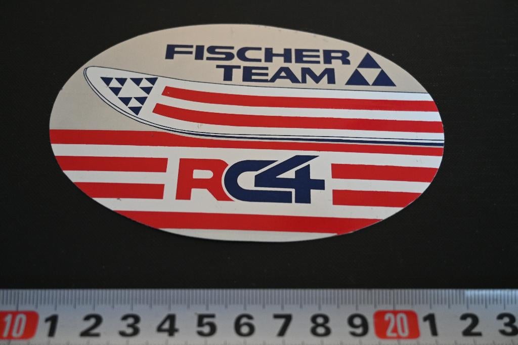 sticker FISCHER TEAM RC4   BW1083, Verzamelen, Stickers, Zo goed als nieuw, Ophalen
