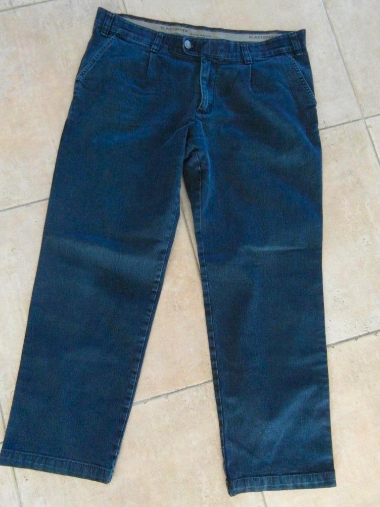 spijkerbroek heren C&A 265 donker blauw als nieuw elastoflex, W36 - W38 (confectie 52/54), Blauw, Ophalen of Verzenden, Zo goed als nieuw