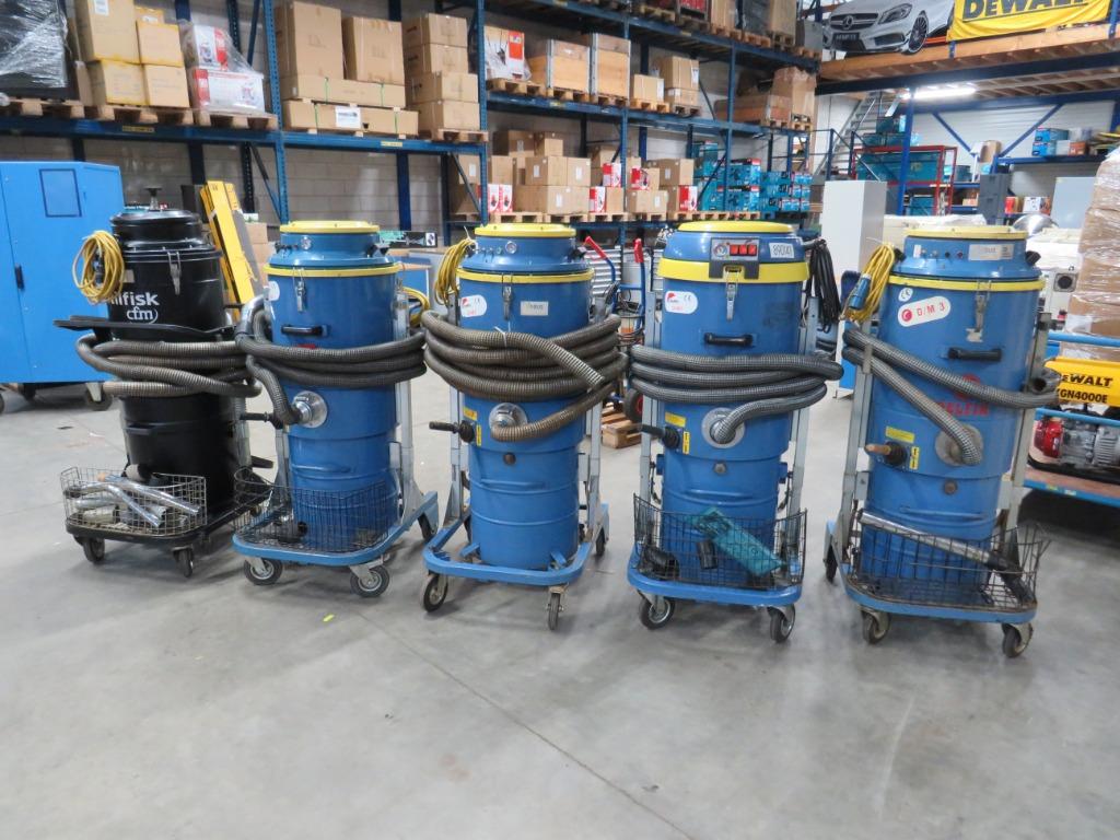 DELFIN D/M3 NILFISK INDUSTRIËLE STOFZUIGER 3500 WATT, Zandhaarweg, Ophalen of Verzenden, Delfin.com, Gebruikt