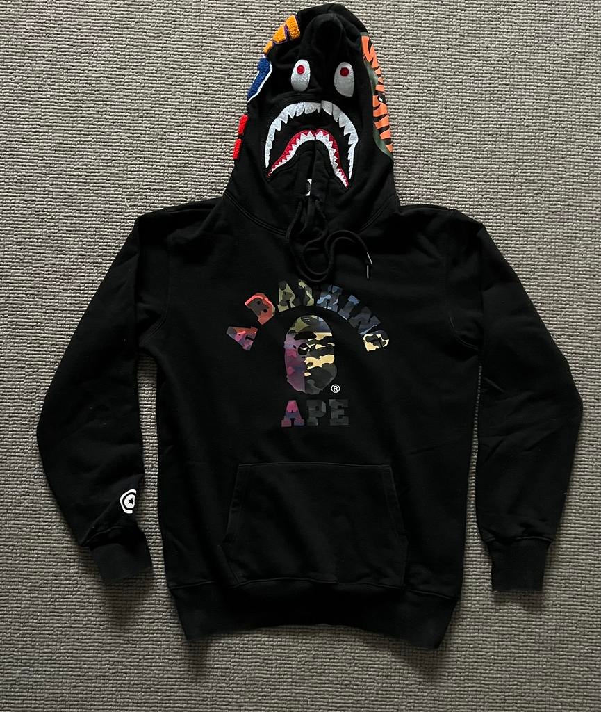 Zwarte Bape trui, Kleding | Heren, Ophalen of Verzenden, Zo goed als nieuw, Maat 48/50 (M), Zwart