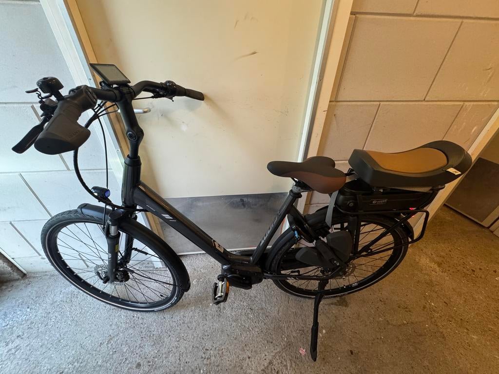 Giant E-bike met kinderzitje - Perfecte staat!, Fietsen en Brommers, Elektrische fietsen, Ophalen, Giant, Zo goed als nieuw, 51 tot 55 cm