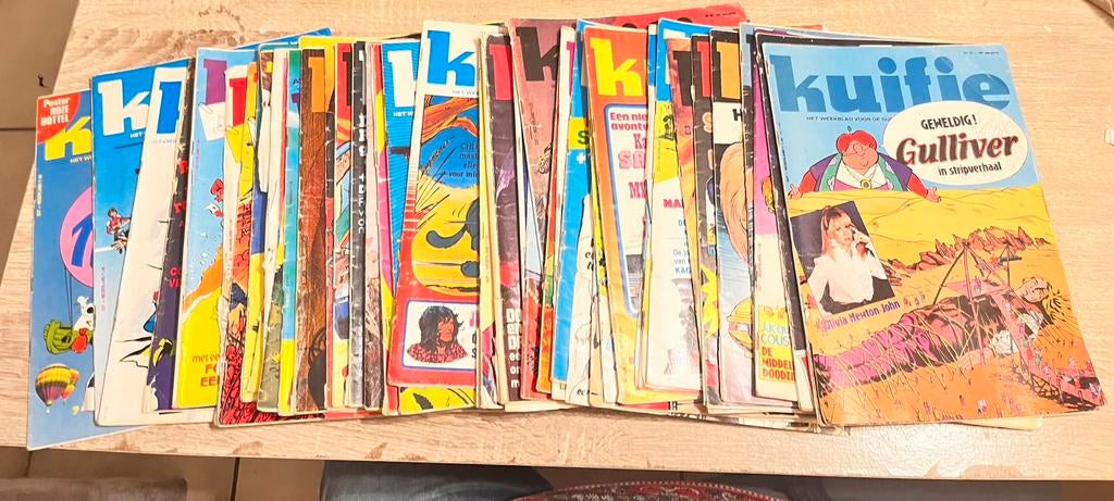 Kuifje weekblad 1980 gelezen staat 44 stuks, Boeken, Ophalen of Verzenden, Gelezen