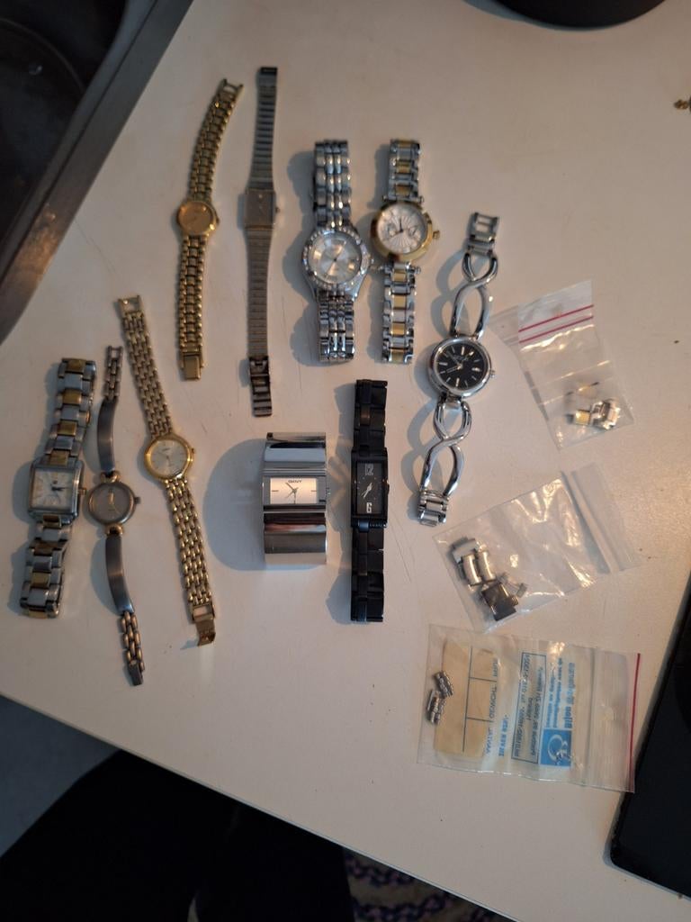 Diverse horloges., Ophalen of Verzenden, Staal, Overige merken, 1960 of later