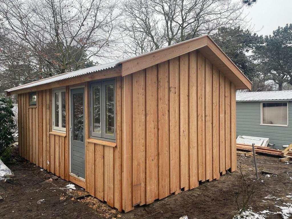 Lariks planken gevelbekleding (rabat potdeksel douglas), Ophalen, Minder dan 25 mm, Nieuw, Plank