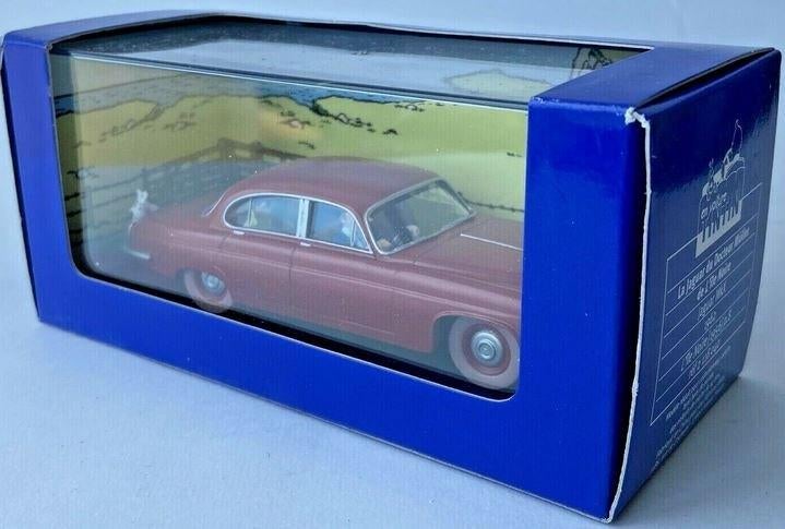 Kuifje auto_40 De Jaguar van dokter Müller, Complete serie of reeks, Ophalen of Verzenden, Zo goed als nieuw, Hergé