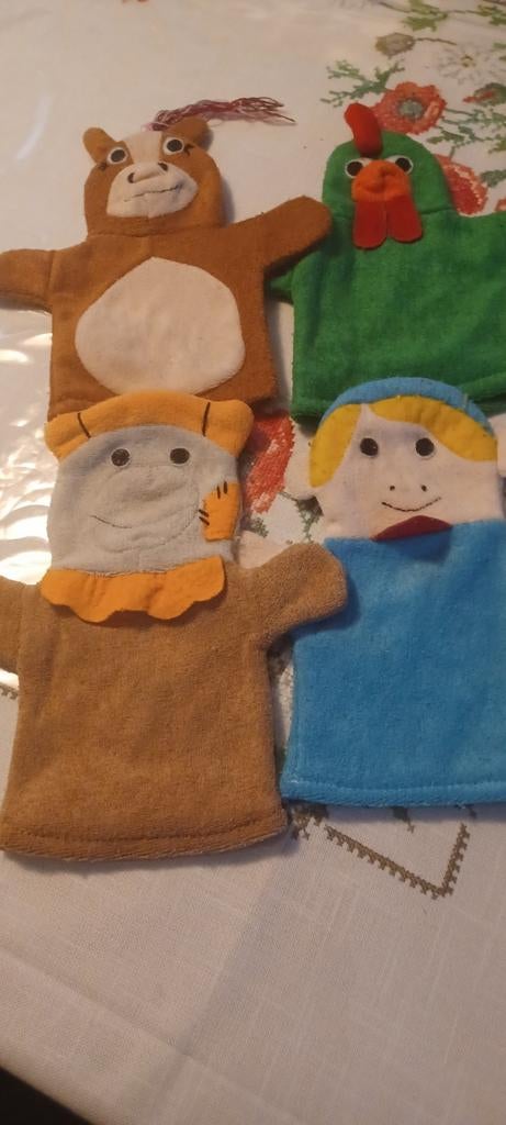 8 HANDPOPPEN VAN DE BIBABOERDERIJ, Ophalen of Verzenden, Zo goed als nieuw, Overige typen