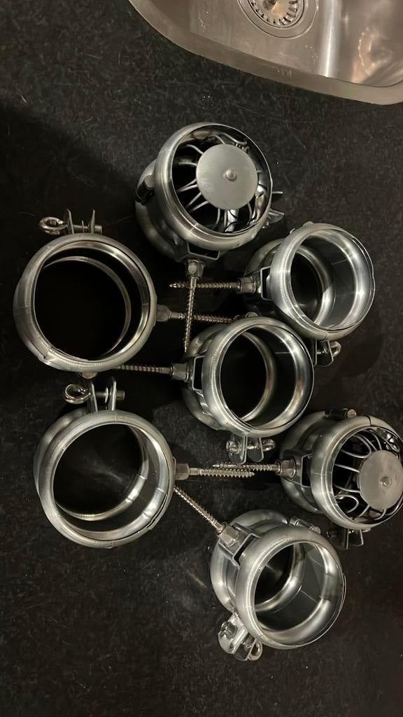 Zinken hwa 80mm, Doe-het-zelf en Verbouw, Buizen en Afvoer, Ophalen, Overige materialen, Nieuw, Minder dan 2 meter