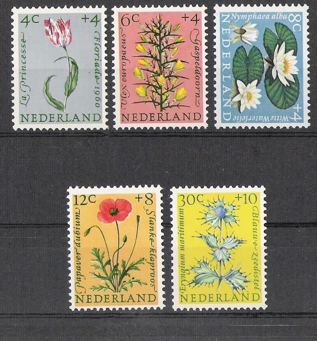 Nvph 738-42 postfris cw 9,50, Ophalen of Verzenden