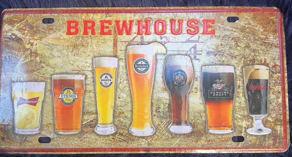 Metalen Reclame Plaat - Brewhouse Heineken, Ophalen of Verzenden, Gebruikt