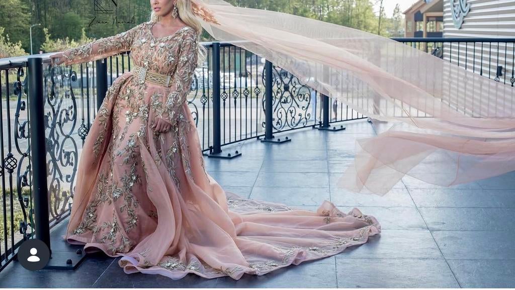 Lebsa takshita takchita ziana bruids jurk, Ophalen, Zo goed als nieuw, Overige typen