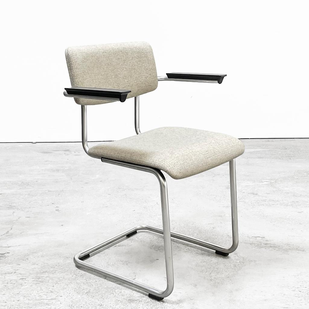 Vintage Gispen model 1125, info/prijs/aantal in beschrijving, Ophalen, Bruin, The haystack, Zo goed als nieuw