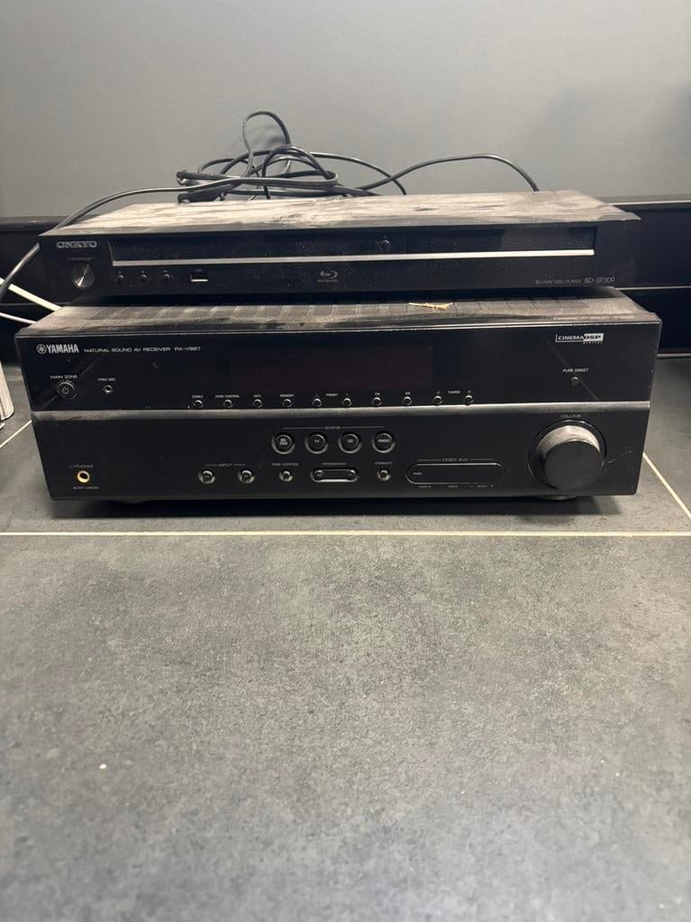 Yamaha Sound RX-V667, Ophalen, Zo goed als nieuw, 120 watt of meer, Yamaha