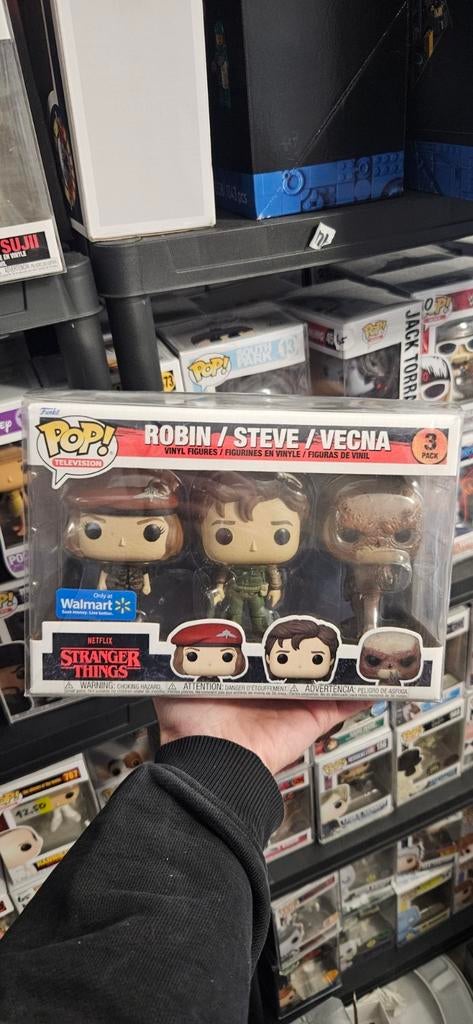 Funko Pop Stranger Things Robin / Steve / Vecna 3-pack, Ophalen of Verzenden, Zo goed als nieuw