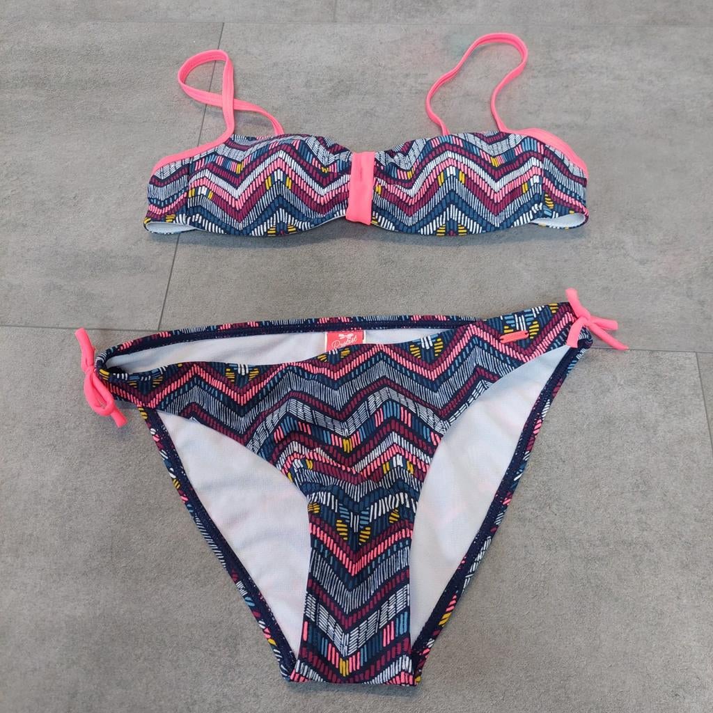 Nieuwe protest bikini kleurtjes met neon roze blauw 176, Ophalen of Verzenden, Nieuw, Meisje, Bikiniset