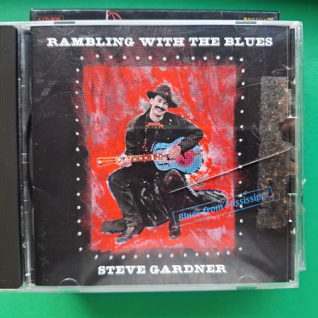 STEVE GARDNER - RAMBLING WITH THE BLUES, Ophalen of Verzenden, 1980 tot heden, Zo goed als nieuw, Blues