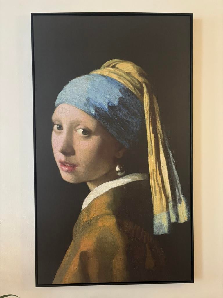 Meisje met de parel wanddecoratie - Vermeer, Huis en Inrichting, Ophalen, Zo goed als nieuw