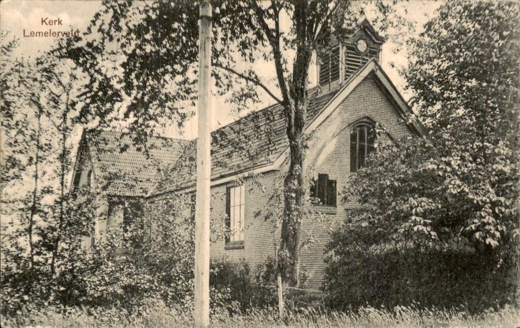 Lemelerveld - Kerk, Ophalen of Verzenden, Voor 1920, Gelopen, Overijssel
