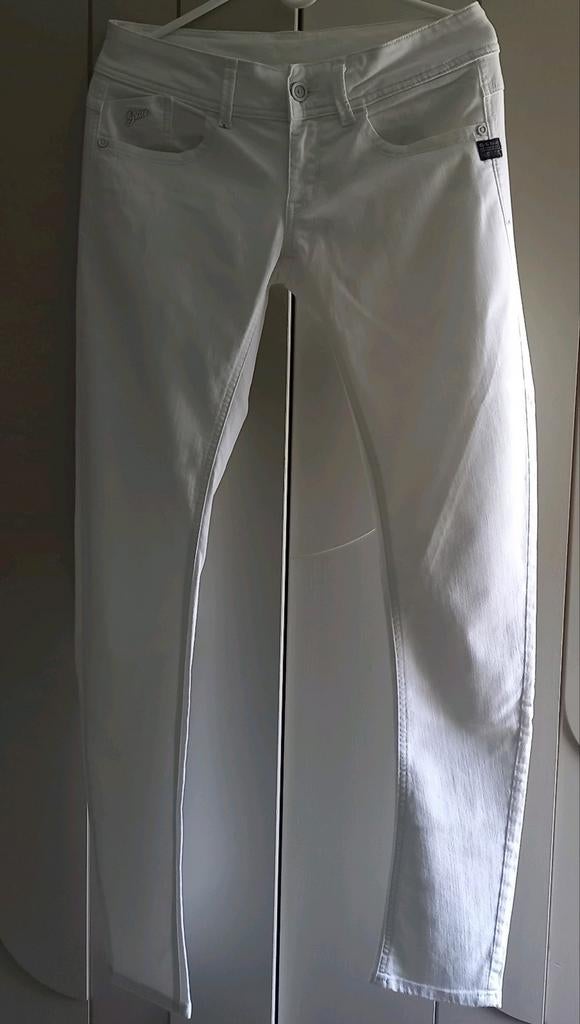 G-star Raw witte jeans maat 29-34, Wit, Ophalen of Verzenden, Maat 36 (S), Lang
