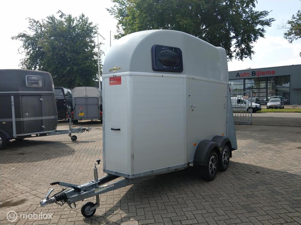 Hele mooie aluminium Humbaur Single 1,5 paardstrailer., Gebruikt, Overige typen