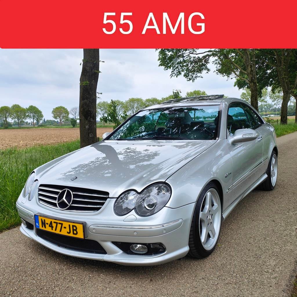 Uniek Originele CLK55 AMG 1/20 in NL, Auto's, Automaat, 8 cilinders, 1595 kg, 367 pk
