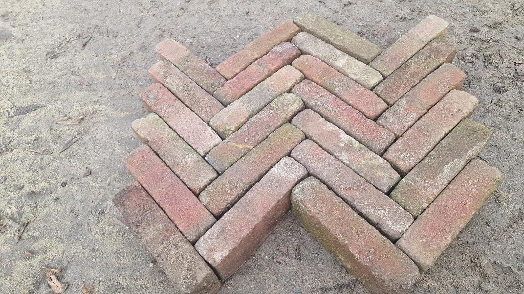 Getrommelde oude machinale walen in verscheidene tinten, Ophalen, Overige materialen, Gebruikt, Klinkers