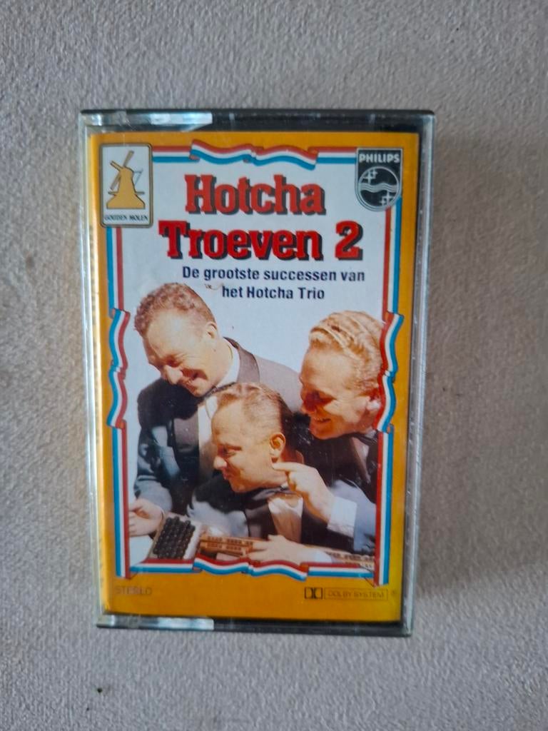 Hotcha Troeven 2 Cassettebandje - Origineel, 1 bandje, Ophalen of Verzenden, Zo goed als nieuw, Origineel