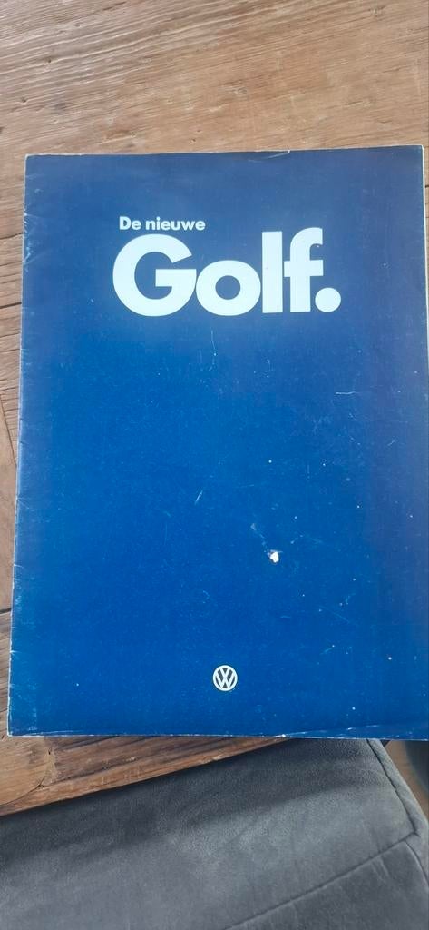 Orginele folder golf 2, Ophalen of Verzenden