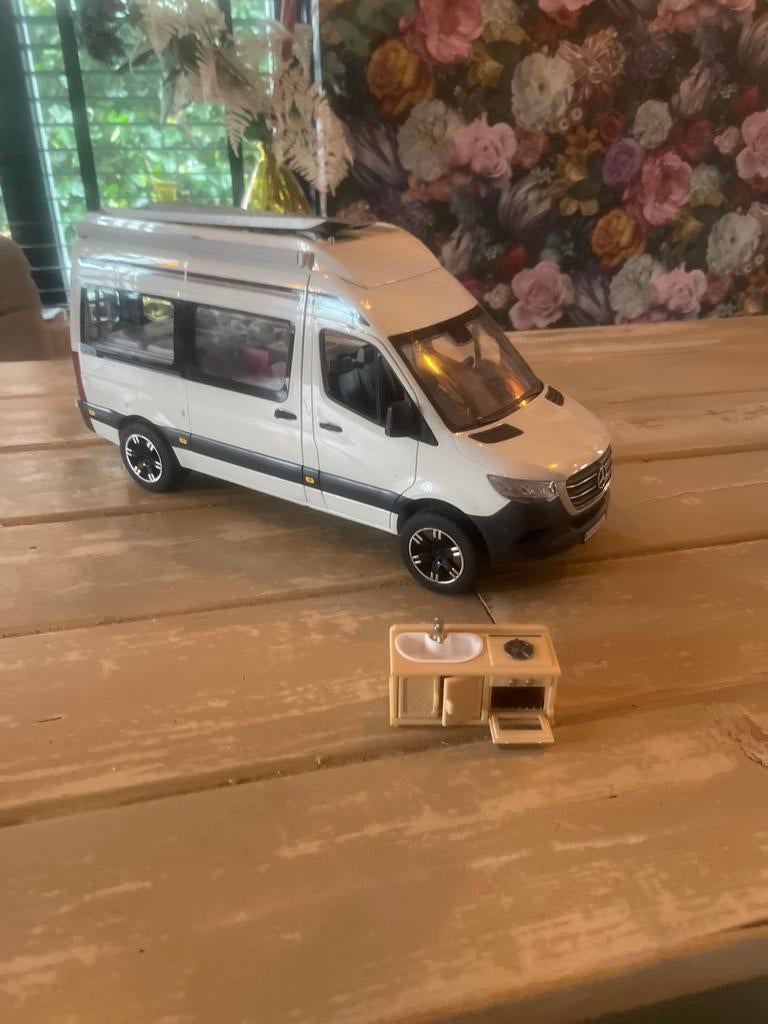 Modelauto Camper - Mercedes Sprinter, Overige merken, Auto, Groter dan 1:32, Ophalen of Verzenden