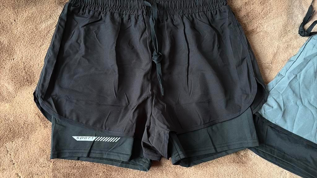 Sportkleding x2, Ophalen of Verzenden, Nieuw, Maat 48/50 (M), Zwart