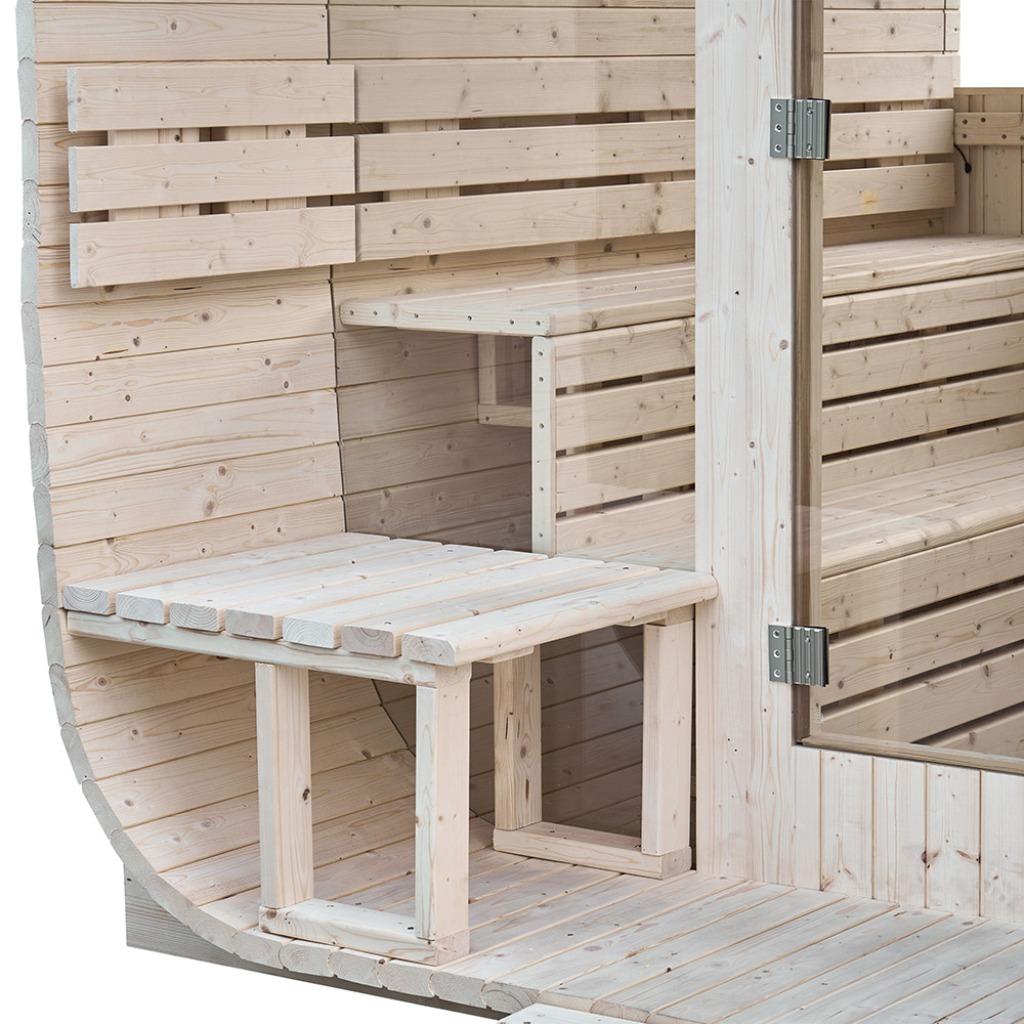 🌿 Luxe Barrel Sauna met Panorama Glaswand (4–6 pers.), Info@inner-stillness.nl, Inner Stillness Wellness Retreat B.V., Verzenden