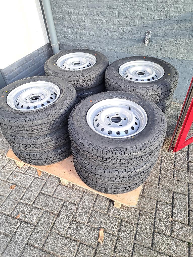Aanhanger komplete wielen 13 inch / 165R13C 96/94 steek5/112, Ophalen, Nieuw