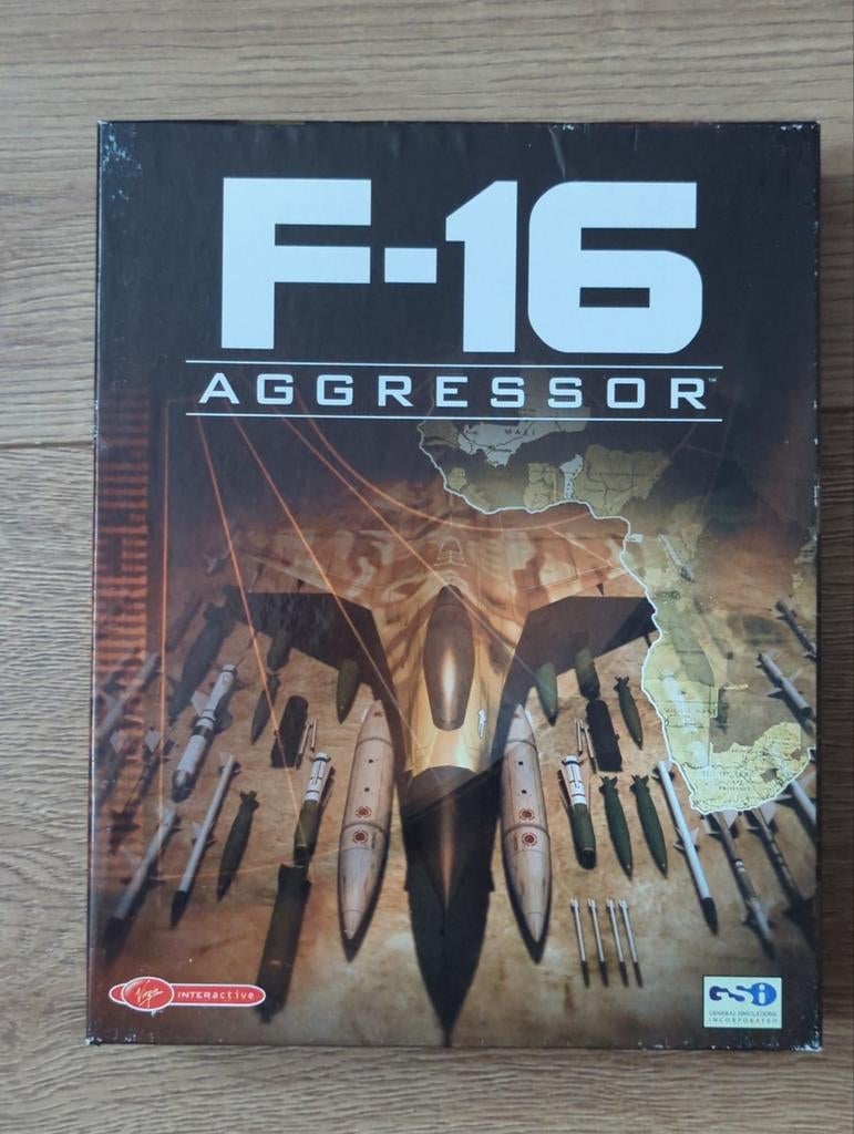 F-16 Aggressor (1998) - Complete Box Set - PC, Ophalen of Verzenden, Gebruikt, Windows