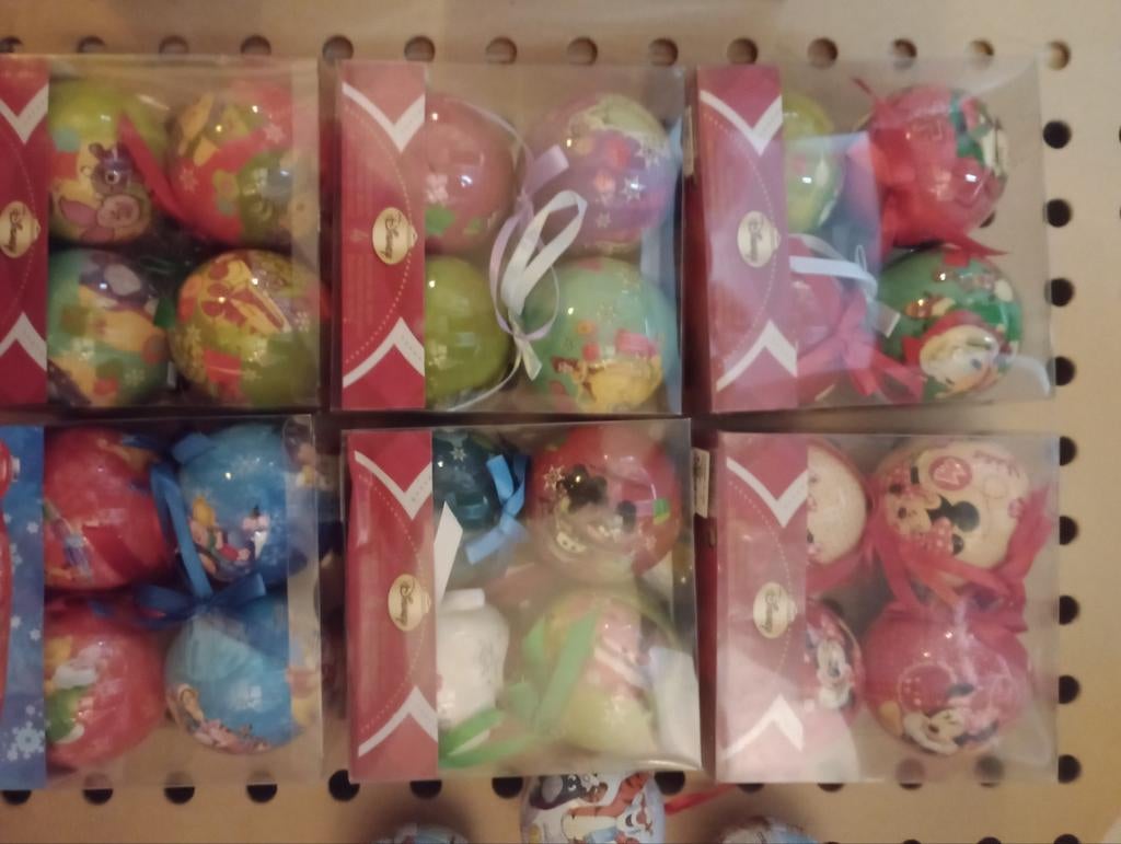 Kerstballen disney, Ophalen of Verzenden, Overige figuren, Nieuw