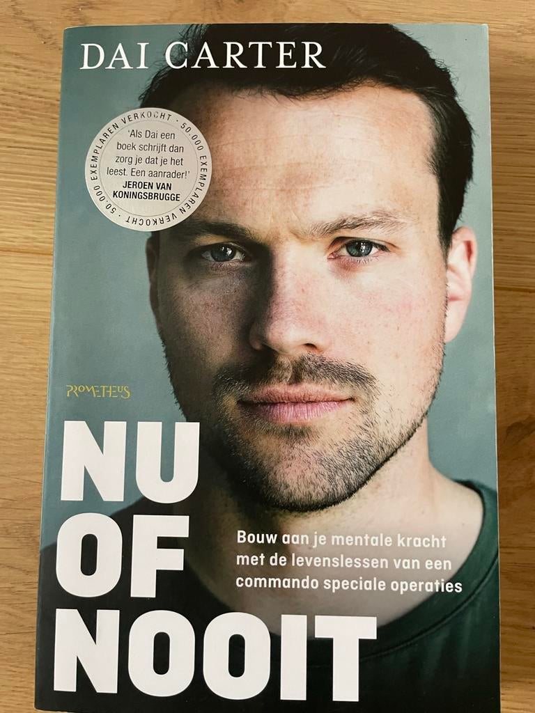 Nu of Nooit - Dai Carter, Boeken, Biografieën, Ophalen of Verzenden, Zo goed als nieuw, Overige