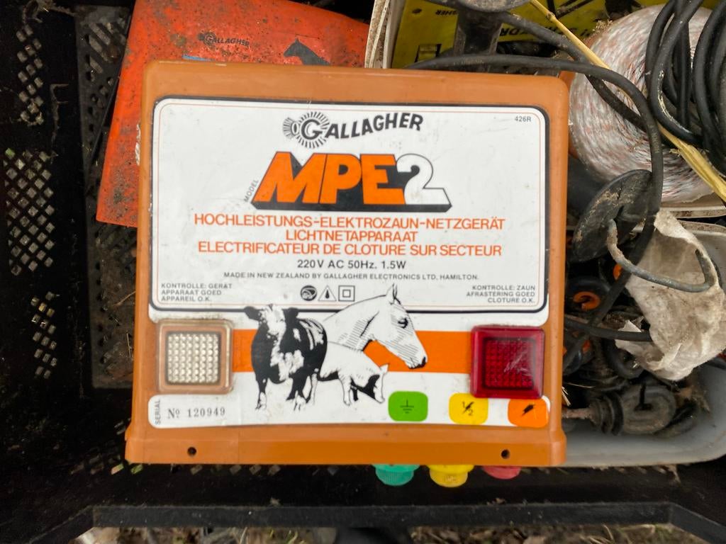 Complete gallagher schrikdraad set, Weidegang