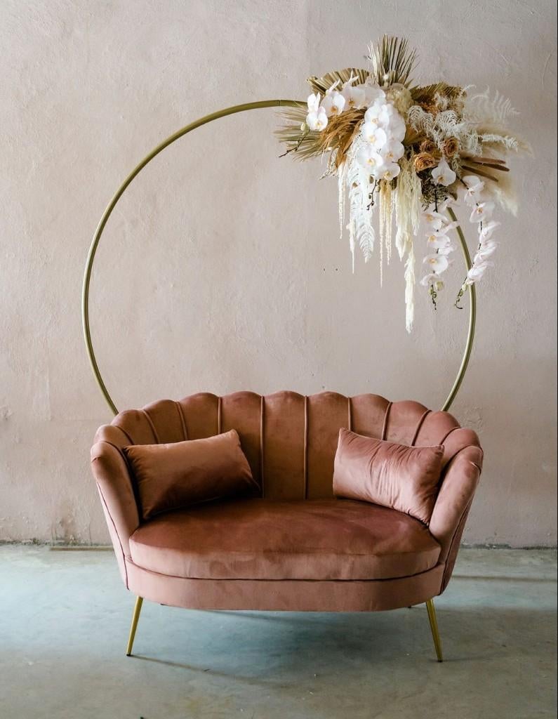 Prachtig trouwbankje gestoffeerd te huur! Nieuw!, Ophalen of Verzenden, Nieuw, Overige