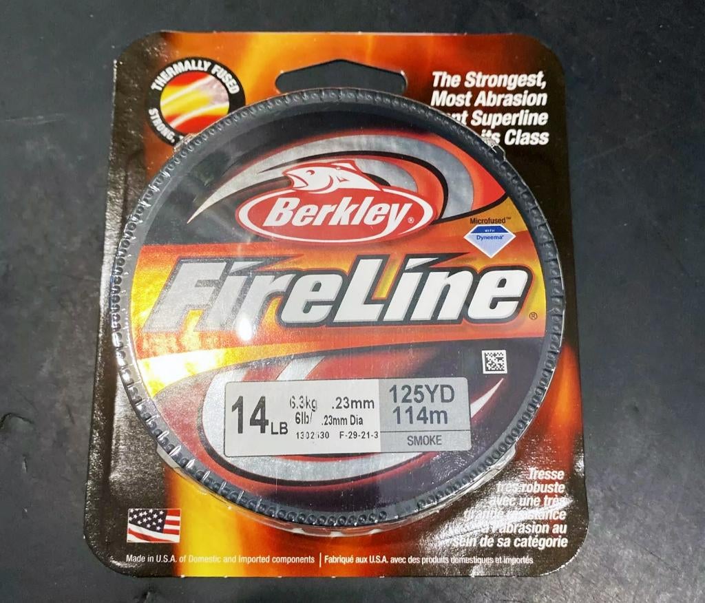 Berkley FireLine Blaze Orange Dyneema, Ophalen, Nieuw, Vislijn